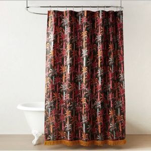 Opalhouse x Jungalow Palm Print Shower Curtain Tropical Bathroom Decor